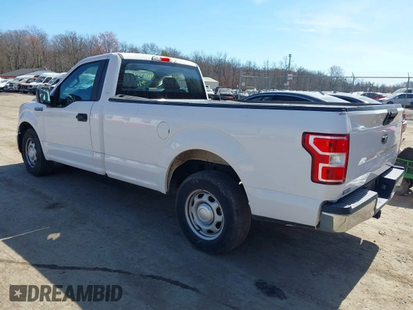 2018 Ford F-150 XL with VIN 1FTMF1CB7JKC77821, listed as a IAAI auction lot 41837002 with 128,867 mi miles. Bid and sale history available at carsss.com. Image 3.