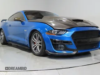 2019 Ford Mustang GT with VIN 1FA6P8CF9K5148115, listed as a Copart auction lot 65765075 with 52,986 mi miles and Salvage title. Bid and sale history available at DreamBid. Image 1.