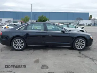 2012 Audi A8 L with VIN WAURVAFD7CN005452, listed as a IAAI auction lot 41529084 with 80,738 mi miles. Bid and sale history available at carsss.com. Image 13.