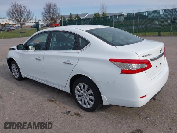 2015 Nissan Sentra S with VIN 3N1AB7AP2FY320344, listed as a IAAI auction lot 41959087 with 113,050 mi miles. Bid and sale history available at carsss.com. Image 3.