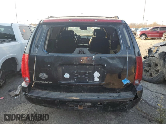 2007 Cadillac Escalade ESV z VIN 1GYFK66897R289951, wystawiony jako Copart lot #53170665 z przebiegiem 157 405 mil mil oraz Szkoda całkowita • Salvage title. Historia ofert i sprzedaży dostępna na DreamBid. Obrazek 6.