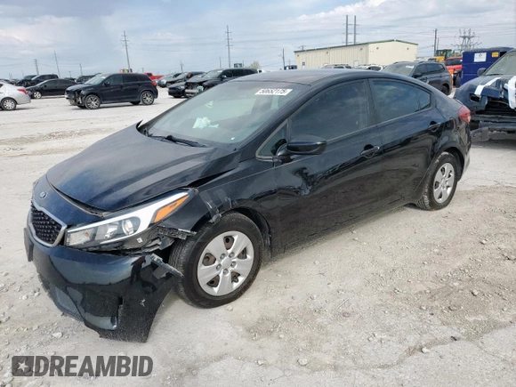2017 Kia Forte LX with VIN 3KPFK4A73HE110745, listed as a Copart auction lot 50652175 with 102,385 mi miles and Salvage Title. Bid and sale history available at carsss.com. Image 1.