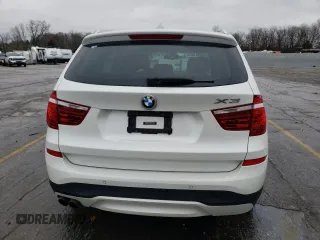 2016 BMW X3 xDrive28i with VIN 5UXWX9C58G0D63675, listed as a Copart auction lot 86893554 with 91,722 mi miles and Salvage Title. Bid and sale history available at carsss.com. Image 6.