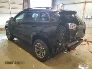 2022 Jeep Cherokee Trailhawk with VIN 1C4PJMBX3ND542576, listed as a Copart auction lot 85100224 with 18,911 mi miles and Salvage Title. Bid and sale history available at carsss.com. Image 2.