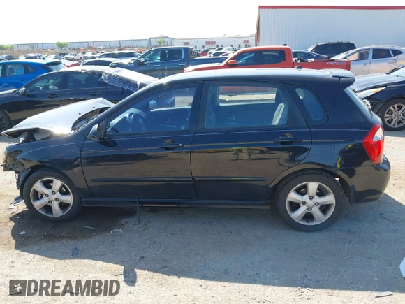 2008 Kia Spectra with VIN KNAFE162385016733, listed as a IAAI auction lot 41924912 with 159,856 mi miles. Bid and sale history available at carsss.com. Image 15.