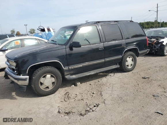 1999 Chevrolet Tahoe Z71 with VIN 1GNEK13R6XJ411348, listed as a Copart auction lot 71179204 with 162,752 mi miles and Salvage Title. Bid and sale history available at carsss.com. Image 1.