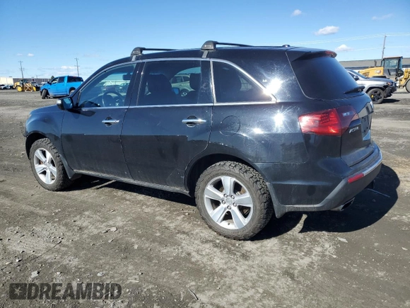 2010 Acura MDX with VIN 2HNYD2H29AH502540, listed as a Copart auction lot 48073355 with 185,389 mi miles and Salvage Title. Bid and sale history available at carsss.com. Image 2.