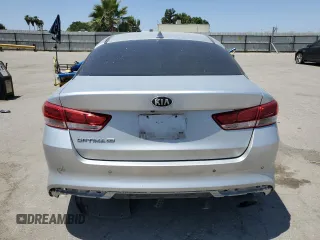 2018 Kia Optima S with VIN 5XXGT4L37JG197736, listed as a Copart auction lot 57527615 with 70,204 mi miles and Salvage title. Bid and sale history available at DreamBid. Image 6.
