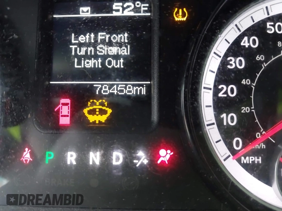 2019 Ram 1500 Classic Tradesman with VIN 1C6RR6FG8KS733349, listed as a IAAI auction lot 41166779 with 78,458 mi miles. Bid and sale history available at carsss.com. Image 16.