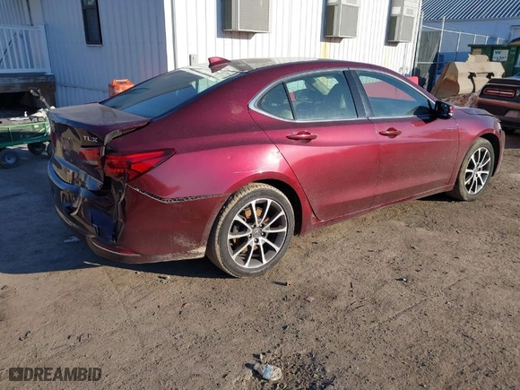 2016 Acura TLX V6 with VIN 19UUB2F32GA011435, listed as a IAAI auction lot 41310533 with 129,819 mi miles. Bid and sale history available at carsss.com. Image 4.
