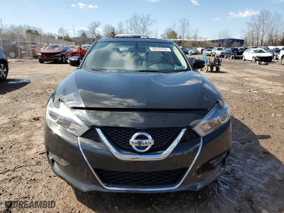 2018 Nissan Maxima S with VIN 1N4AA6AP1JC383517, listed as a Copart auction lot 50235755 with 164,199 mi miles and Salvage Title. Bid and sale history available at carsss.com. Image 5.