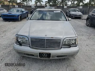 1999 Mercedes-Benz S with VIN WDBGA57G4XA413618, listed as a Copart auction lot 50457675 with 125,503 mi miles and Clean Title. Bid and sale history available at DreamBid. Image 5.
