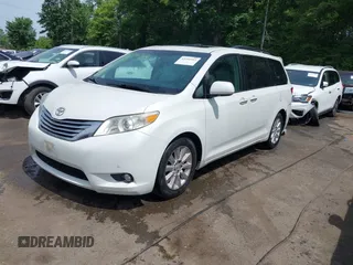 2011 Toyota Sienna XLE AAS with VIN 5TDYK3DC0BS008439, listed as a IAAI auction lot 42292552 with 115,162 mi miles and . Bid and sale history available at DreamBid. Image 2.