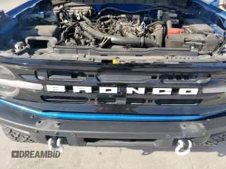 2022 Ford Bronco with VIN 1FMEE5DP8NLB44859, listed as a Copart auction lot 49328065 with 46,826 mi miles and Salvage Title. Bid and sale history available at DreamBid. Image 12.