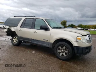 2007 Ford Expedition EL SSV with VIN 1FMFK16577LA61041, listed as a Copart auction lot 76007634 with 228,250 mi miles and Salvage Title. Bid and sale history available at carsss.com. Image 4.