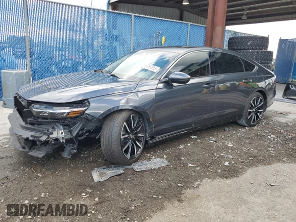 2024 Honda Accord Touring with VIN 1HGCY2F87RA062602, listed as a Copart auction lot 44787915 with 5,236 mi miles and Salvage title. Bid and sale history available at DreamBid. Image 1.