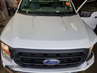 2021 Ford F-150 XL with VIN 1FTMF1EB8MKE16551, listed as a Copart auction lot 54966435 with 41,590 mi miles and Salvage title. Bid and sale history available at DreamBid. Image 11.