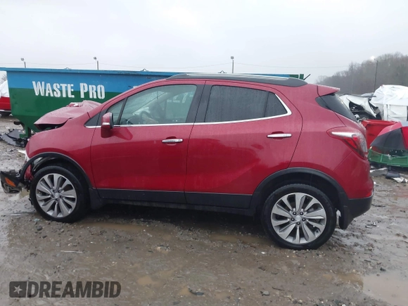 2019 Buick Encore Preferred with VIN KL4CJESBXKB839709, listed as a IAAI auction lot 41473778 with 87,383 mi miles and . Bid and sale history available at DreamBid. Image 14.