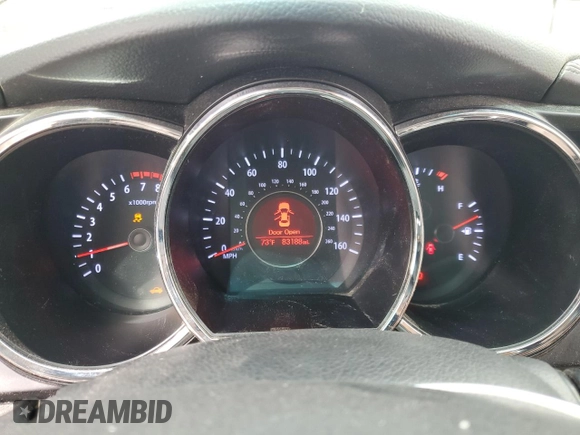 2013 Kia Optima EX with VIN 5XXGN4A71DG249169, listed as a Copart auction lot 51181635 with 83,188 mi miles and Salvage title. Bid and sale history available at DreamBid. Image 9.