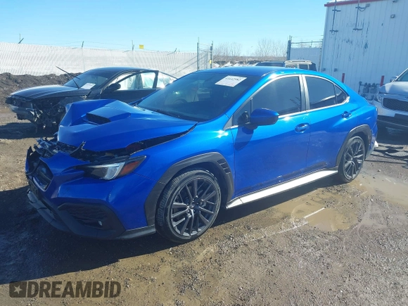 2022 Subaru WRX Premium with VIN JF1VBAF62N9029543, listed as a IAAI auction lot 41642982 with 15,597 mi miles and . Bid and sale history available at DreamBid. Image 2.