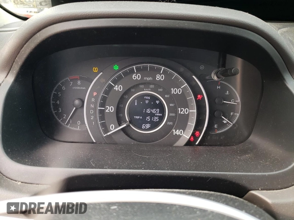 2013 Honda CR-V EX z VIN 5J6RM4H55DL024098, wystawiony jako Copart lot #59055285 z przebiegiem 116 469 mil mil oraz Szkoda całkowita • Salvage title. Historia ofert i sprzedaży dostępna na DreamBid. Obrazek 9.