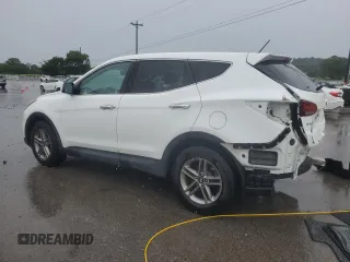 2018 Hyundai Santa Fe 2.4L with VIN 5NMZT3LB9JH088836, listed as a Copart auction lot 60206855 with 111,208 mi miles and Salvage title. Bid and sale history available at DreamBid. Image 2.
