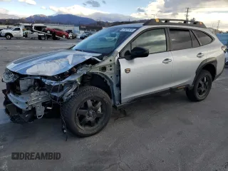 2025 Subaru Outback Wilderness with VIN 4S4BTGUD1S3102717, listed as a Copart auction lot 87451924 with 6,085 mi miles and Salvage Title. Bid and sale history available at carsss.com. Image 1.