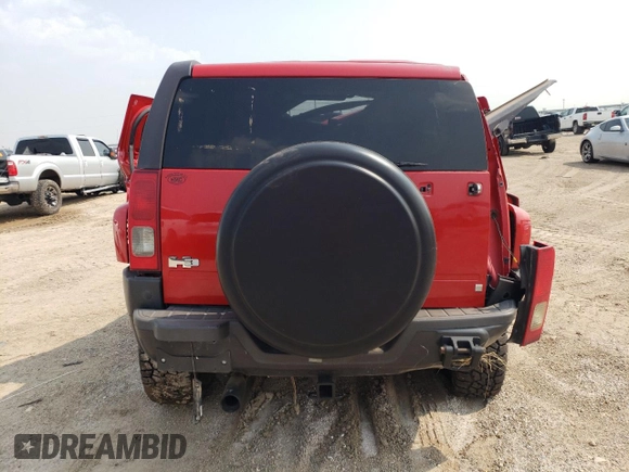 2007 Hummer H3 SUV with VIN 5GTDN13E378231415, listed as a Copart auction lot 64661734 with 0 mi miles and Non Repairable. Bid and sale history available at carsss.com. Image 6.