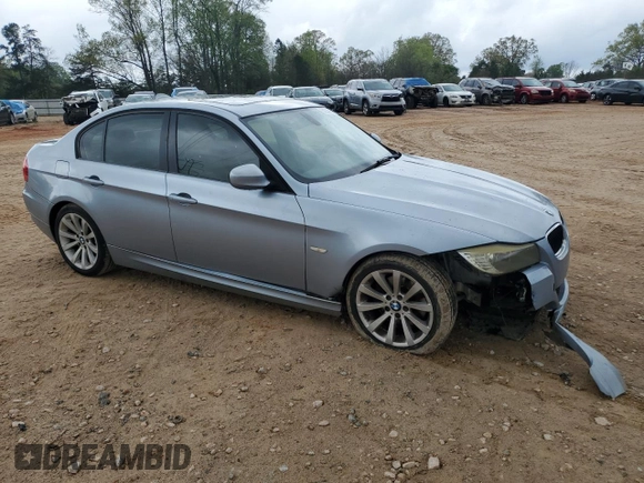 2011 BMW 3 Series 328i with VIN WBAPH7G5XBNN04057, listed as a Copart auction lot 51295015 with 167,185 mi miles and Salvage Title. Bid and sale history available at carsss.com. Image 4.