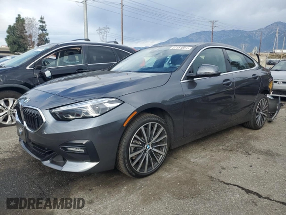 2021 BMW 2 Series 228i with VIN WBA53AK07M7H79152, listed as a Copart auction lot 37151664 with 22,406 mi miles. Bid and sale history available at carsss.com. Image 1.
