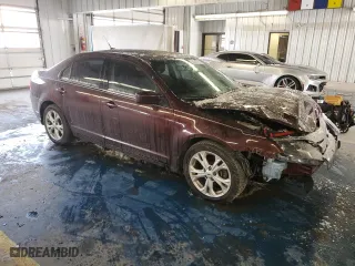 2012 Ford Fusion SE with VIN 3FAHP0HA6CR185581, listed as a Copart auction lot 44740175 with 119,267 mi miles and Salvage Title. Bid and sale history available at carsss.com. Image 4.