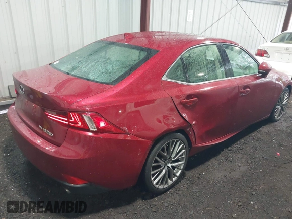 2014 Lexus IS 250 with VIN JTHCF1D25E5013154, listed as a IAAI auction lot 42235666 with 128,760 mi miles and . Bid and sale history available at DreamBid. Image 6.