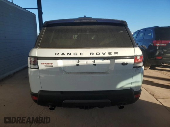 2017 Land Rover Range Rover Sport with VIN SALWR2FE1HA125232, listed as a Copart auction lot 81895764 with 61,947 mi miles and Salvage Title. Bid and sale history available at DreamBid. Image 6.