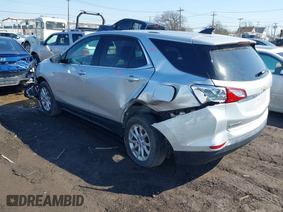 2019 Chevrolet Equinox LT with VIN 3GNAXUEV5KS670478, listed as a IAAI auction lot 41745218 with 56,996 mi miles and . Bid and sale history available at DreamBid. Image 3.