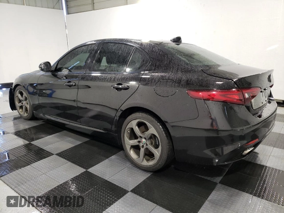 2017 Alfa Romeo Giulia with VIN ZARFAEBN8H7549189, listed as a Copart auction lot 88954045 with 95,233 mi miles and Clean Title. Bid and sale history available at carsss.com. Image 2.