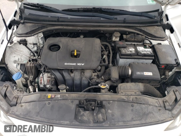2017 Hyundai Elantra SE with VIN 5NPD84LF4HH115698, listed as a Copart auction lot 51872295 with 53,587 mi miles and Salvage Title. Bid and sale history available at DreamBid. Image 12.