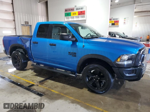 2021 Ram 1500 Classic Warlock with VIN 1C6RR7GG6MS554380, listed as a Copart auction lot 48504175 with 52,477 mi miles and Salvage Title. Bid and sale history available at carsss.com. Image 4.
