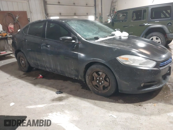 2013 Dodge Dart SXT with VIN 1C3CDFBAXDD342164, listed as a IAAI auction lot 41615218 with 122,243 mi miles. Bid and sale history available at carsss.com. Image 1.