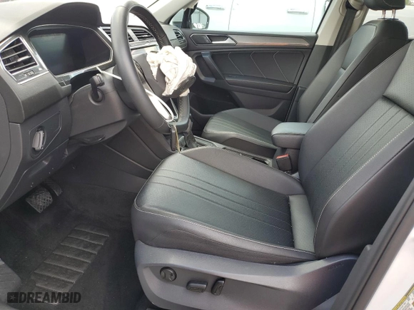 2022 Volkswagen Tiguan SE with VIN 3VV3B7AX8NM056737, listed as a Copart auction lot 51582055 with 34,986 mi miles and Non Repairable. Bid and sale history available at carsss.com. Image 7.