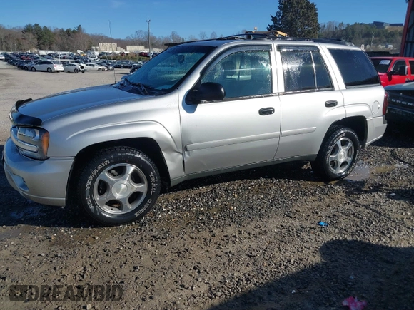 2008 Chevrolet TrailBlazer 3LT with VIN 1GNDT13S682207916, listed as a IAAI auction lot 41675386 with 221,825 mi miles and . Bid and sale history available at DreamBid. Image 20.