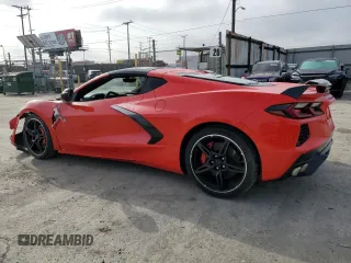 2021 Chevrolet Corvette 2LT with VIN 1G1YB2D41M5116427, listed as a Copart auction lot 49355255 with 9,316 mi miles and Salvage Title. Bid and sale history available at carsss.com. Image 2.