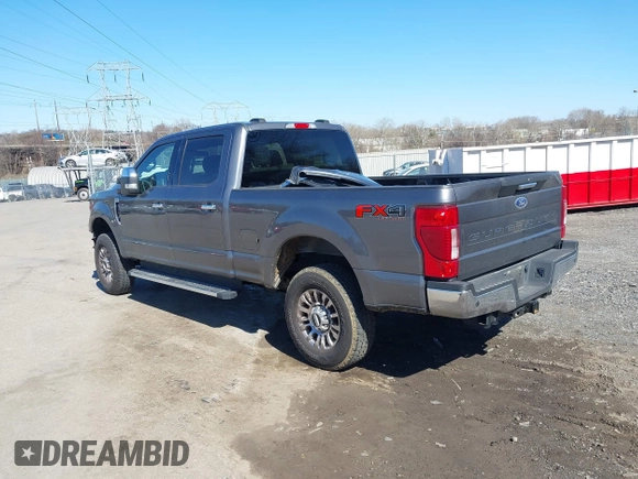 2021 Ford Super Duty F-250 SRW XL with VIN 1FT7W2B65MEC24092, listed as a IAAI auction lot 41904229 with 36,261 mi miles. Bid and sale history available at carsss.com. Image 3.