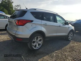 2019 Ford Escape Titanium with VIN 1FMCU9J92KUA78127, listed as a Copart auction lot 58488255 with 82,956 mi miles and Non repairable. Bid and sale history available at DreamBid. Image 3.