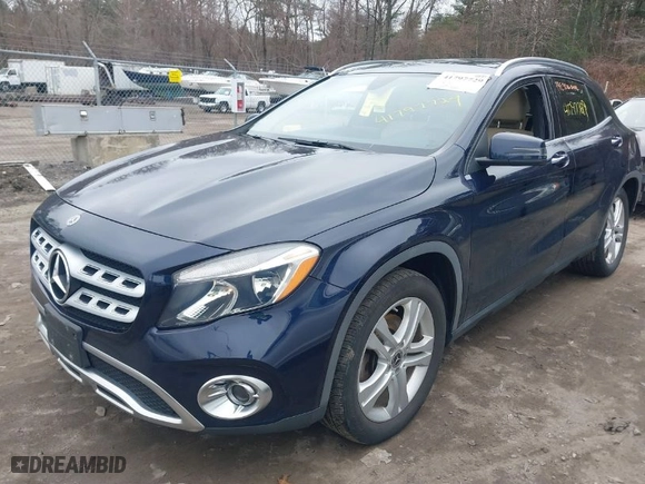 2018 Mercedes-Benz GLA with VIN WDCTG4GB4JJ398777, listed as a IAAI auction lot 41797729 with 70,996 mi miles. Bid and sale history available at carsss.com. Image 2.
