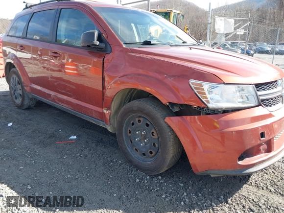 2014 Dodge Journey SE with VIN 3C4PDCAB8ET277669, listed as a IAAI auction lot 41542587 with 158,005 mi miles. Bid and sale history available at carsss.com. Image 6.