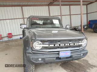 2023 Ford Bronco with VIN 1FMEE5DP8PLA91454, listed as a IAAI auction lot 42023594 with 49,354 mi miles and . Bid and sale history available at DreamBid. Image 1.