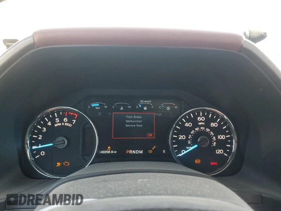 2019 Ford F-150 XL with VIN 1FTEW1E48KFD53334, listed as a Copart auction lot 48303595 with 40,208 mi miles and Salvage Title. Bid and sale history available at carsss.com. Image 9.