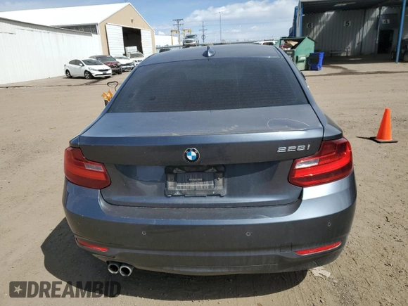 2015 BMW 2 Series 228i with VIN WBA1F9C57FVW98744, listed as a Copart auction lot 50383504 with 68,799 mi miles. Bid and sale history available at carsss.com. Image 6.