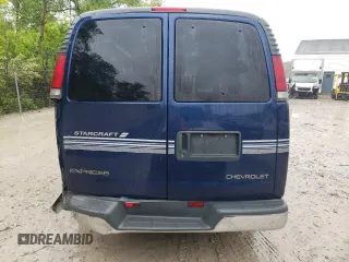 2001 Chevrolet Express Cargo YF7 Upfitter z VIN 1GBFG15R211243862, wystawiony jako Copart lot #57950355 z przebiegiem 133 273 mil mil oraz Szkody całkowita. Historia ofert i sprzedaży dostępna na DreamBid. Obrazek 6.