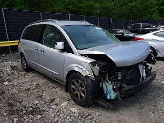2008 Nissan Quest S z VIN 5N1BV28U28N123399, wystawiony jako Copart lot #54991765 z przebiegiem 136 628 mil mil oraz Szkoda całkowita • Salvage title. Historia ofert i sprzedaży dostępna na DreamBid. Obrazek 14.